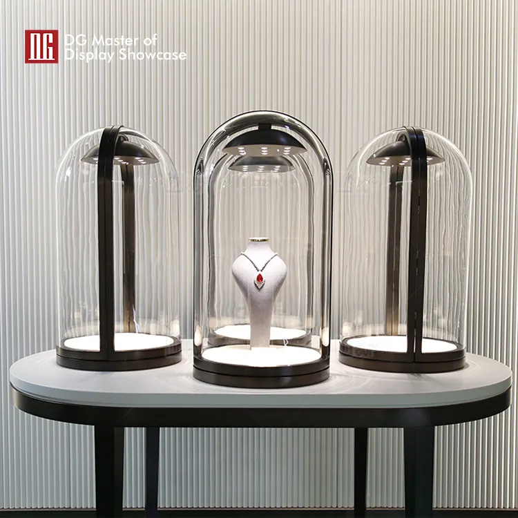 Island Display Cabinet: Luxury Showcase with Intelligent Features 3