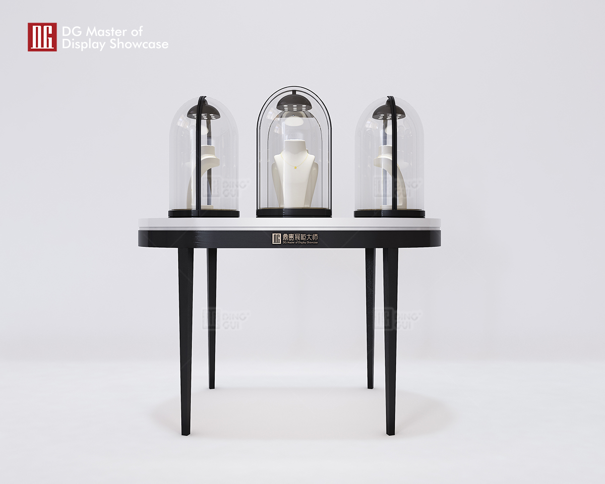 DG Showcase Unikalny projekt witryny na biżuterię i zegarki na blacie, dekoracja sklepu 6