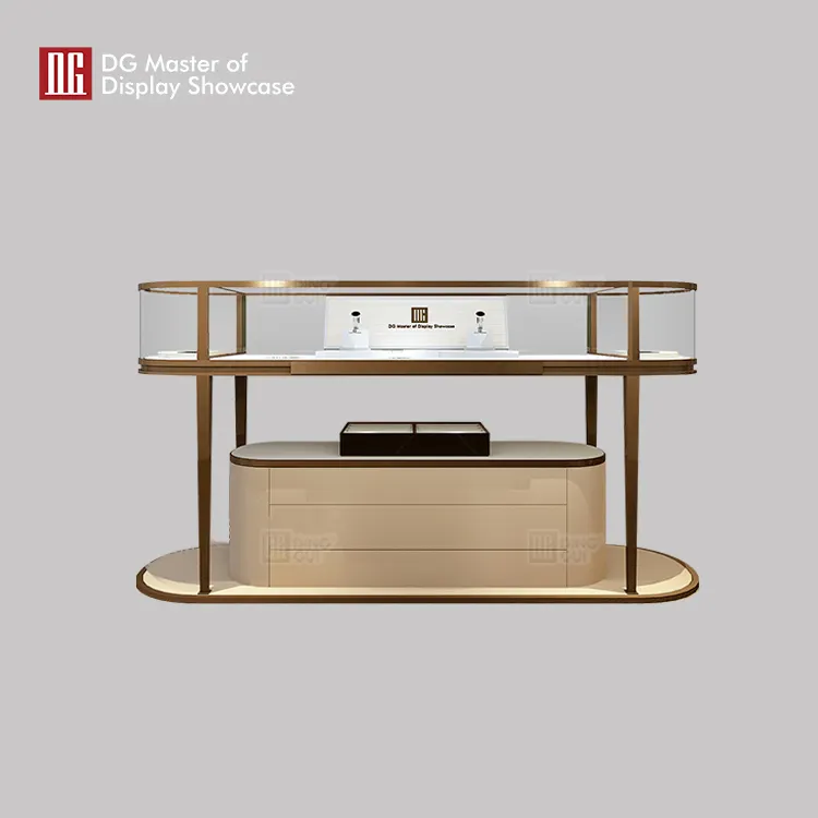 DG Display Showcase | Top front locking glass display cases wholesale 2