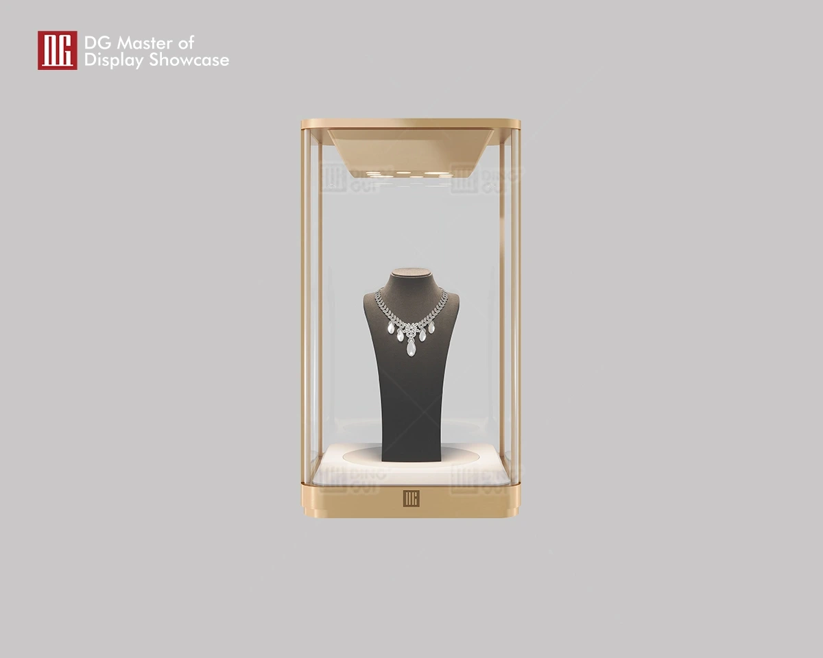 DG New Design High-end Jewelry Watch Countertop Rotating Showcase 1