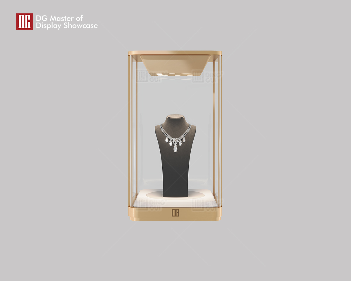 DG New Design High-end Jewelry Watch Countertop Rotating Showcase 6