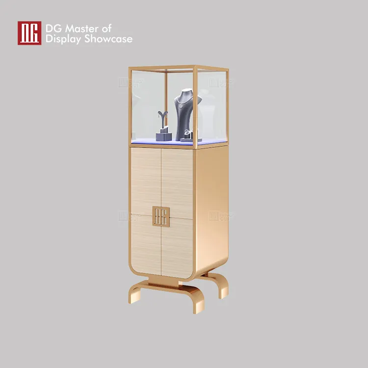 Luxurious DG Upright Glass Display Cabinet 3