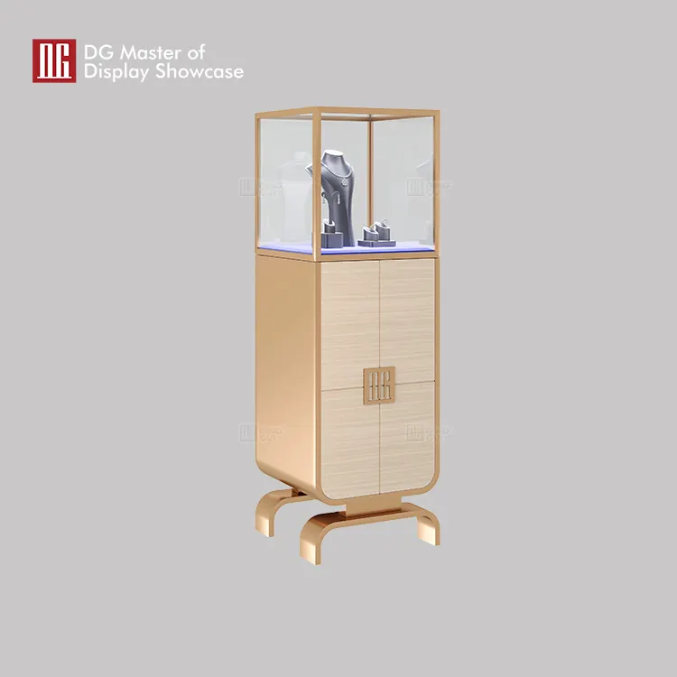 Luxurious DG Upright Glass Display Cabinet 2