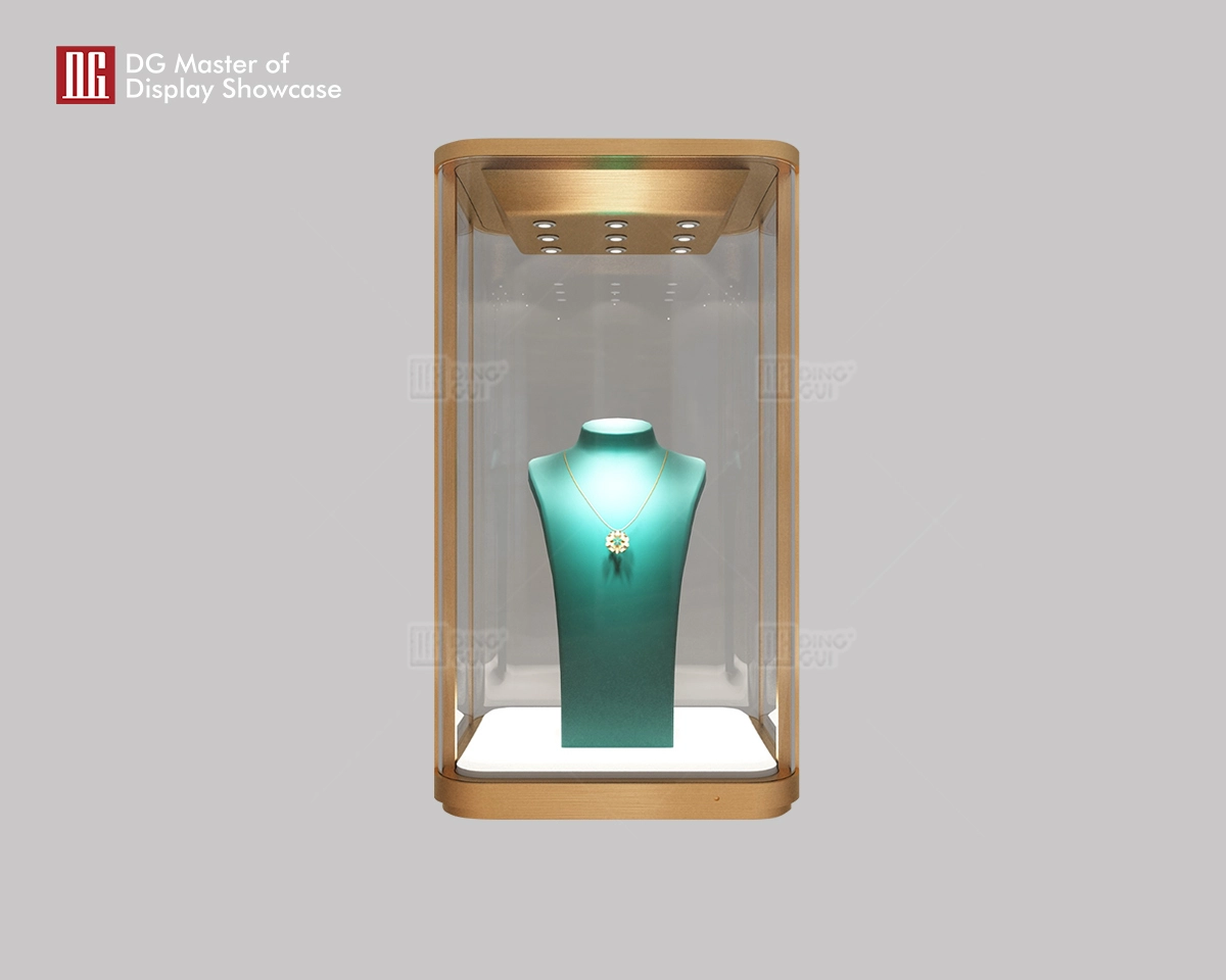 DG Showcase Udsøgt Luksus Smykkevægdisplay Showcase Detailbutik Brugerdefineret Design 1