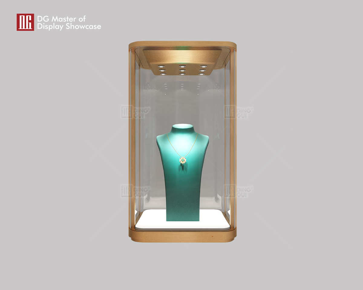 DG Showcase Udsøgt Luksus Smykkevægdisplay Showcase Detailbutik Brugerdefineret Design 6