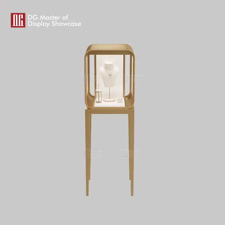 High-end Jewelry & Watch Display Showcase - Elegant Design, Smart Lock, Adjustable Lighting, Customizable, ISO Certified 4