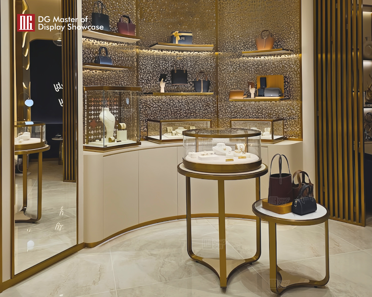 DG New High-End Marangyang Alahas at Relo Combination Showcase 9