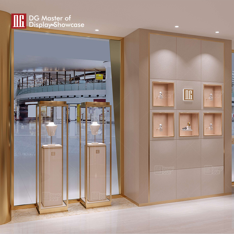 Bepoke free standing glass display case manufacturer | DG Display Showcase 6