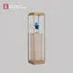 Gold Stainless Steel Jewelry & Watch Display with Locks & Lighting 2
