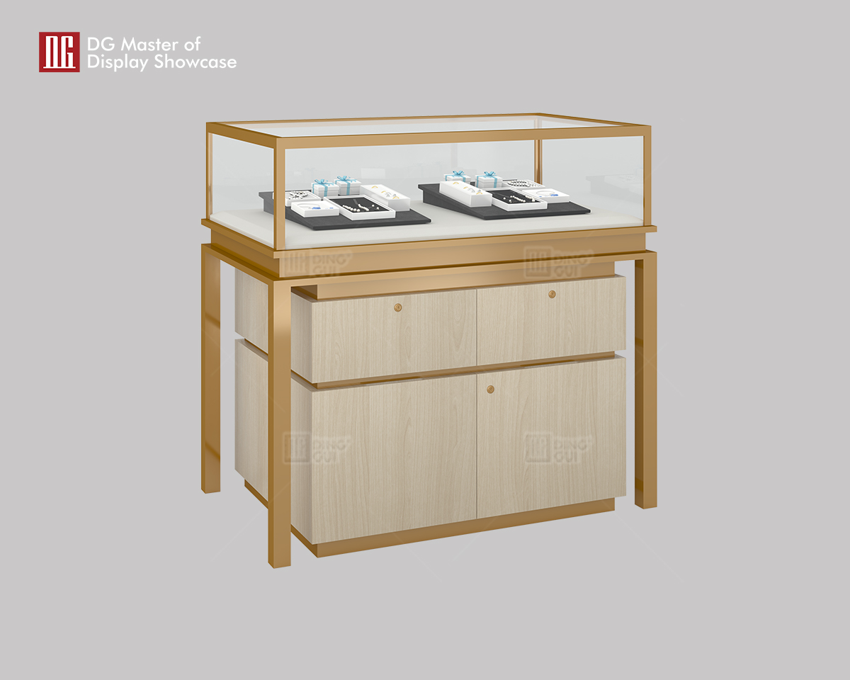 DG Showcase Classic Style Jewelry Watch Display showcase Luxury Shop Interior Design 8