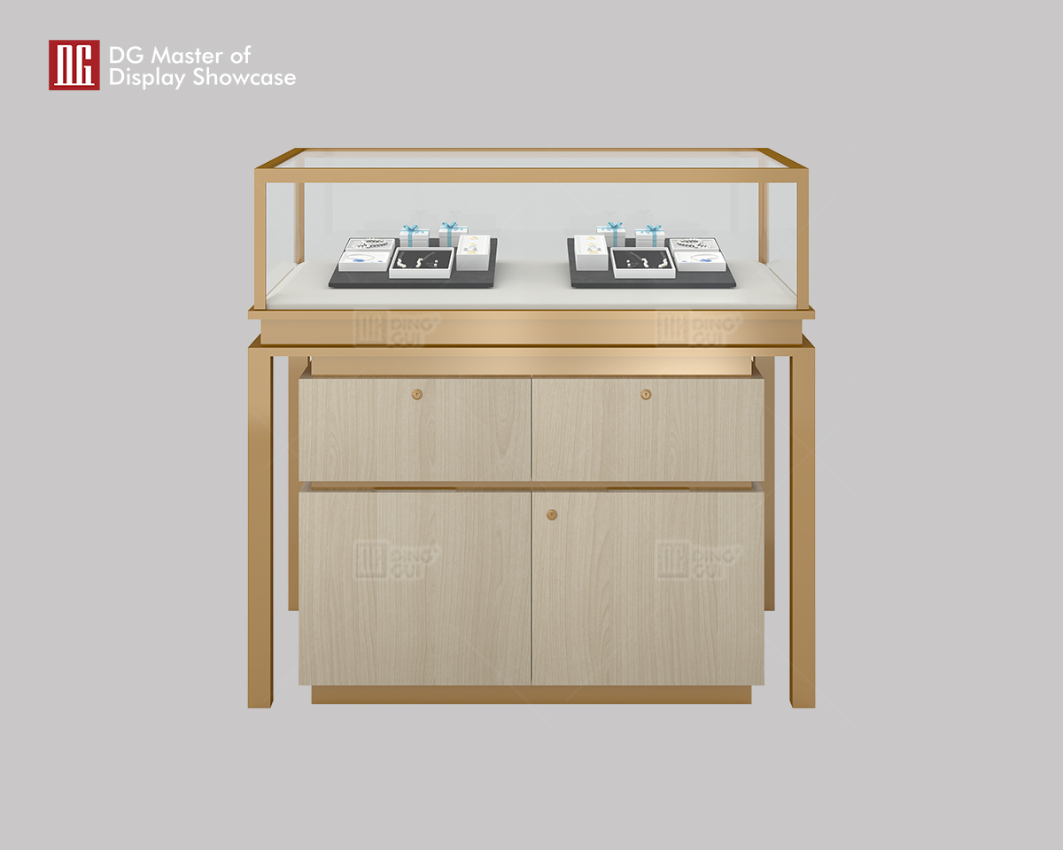 DG Showcase Classic Style Jewelry Watch Display showcase Luxury Shop Interior Design 6