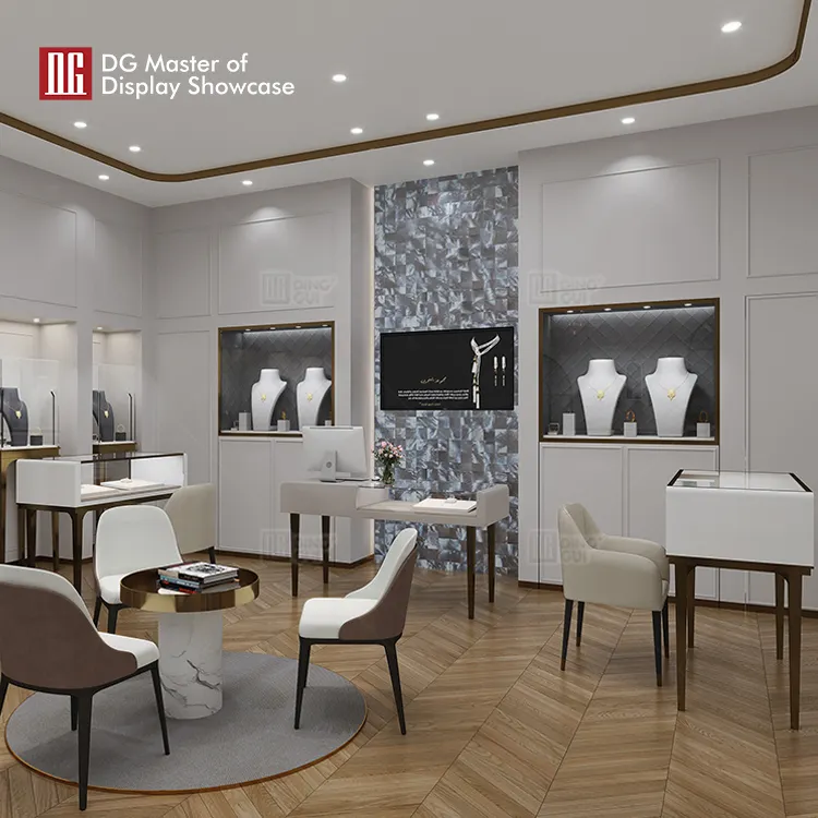 luxury black arched display cabinet wholesale | DG Display Showcase 3