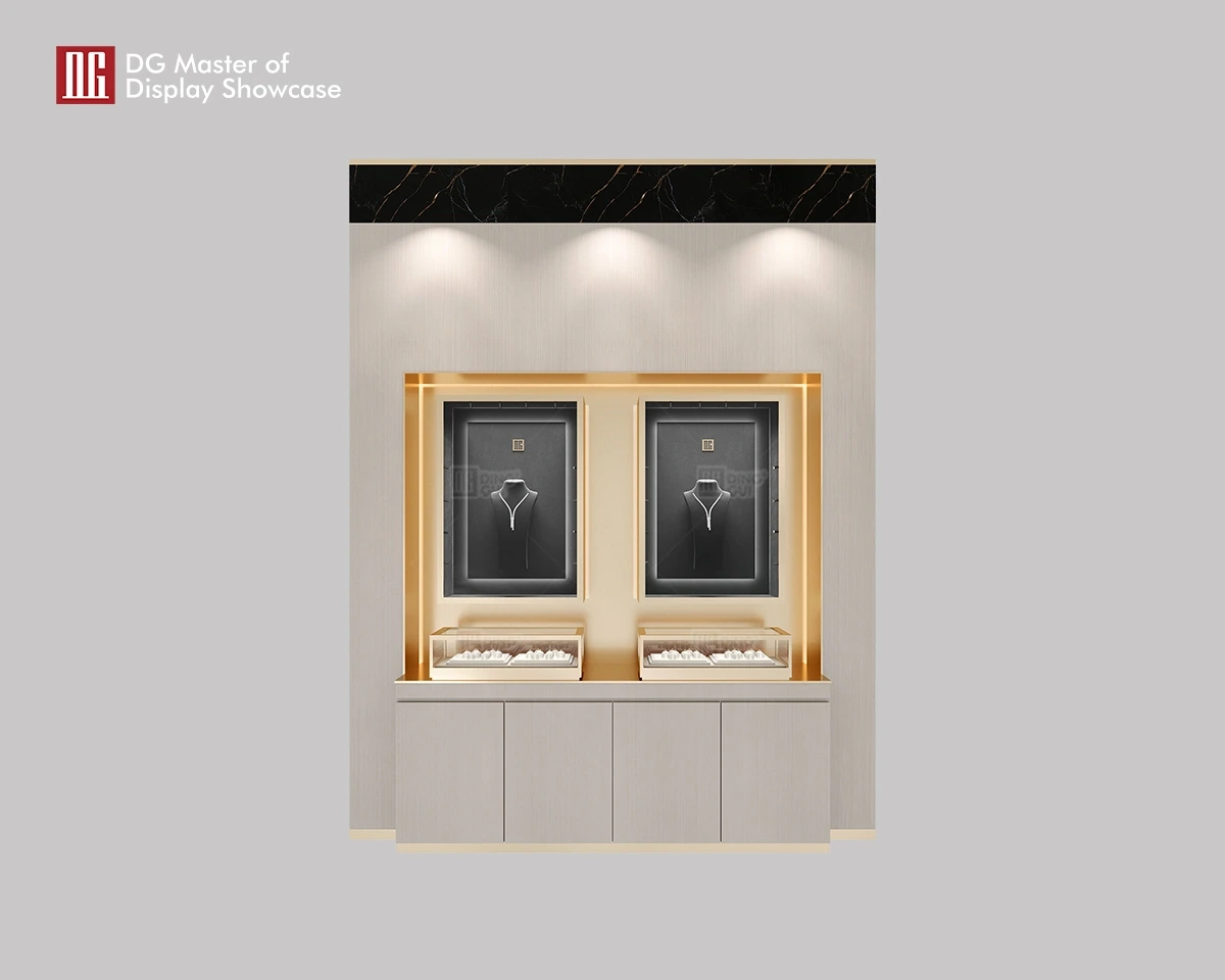 Tilpassede DG Custom High-End Luksus Smykke Display Vægmonterede Producenter Fra Kina 1