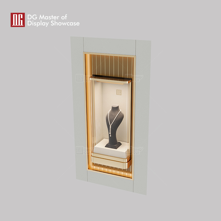 DG Display Showcase | Bepoke black wall display cabinet wholesale 8