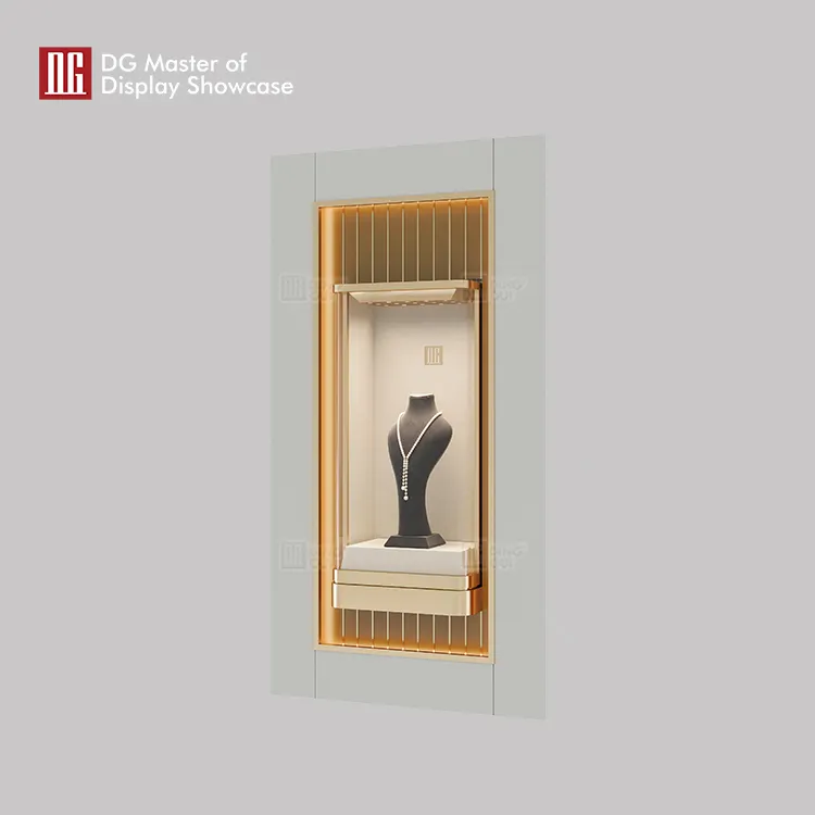 Luxury Black Showcase Cabinet by DG 3