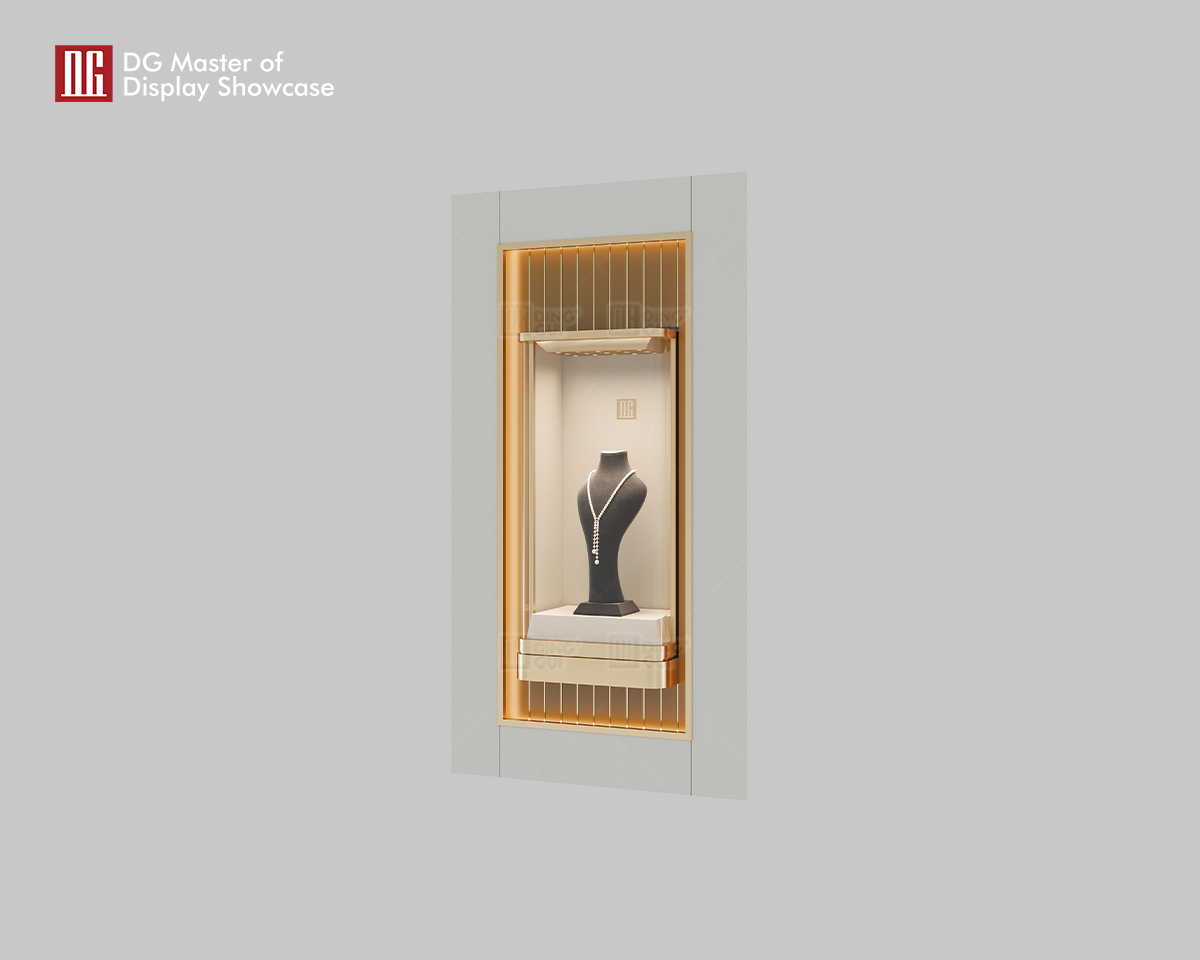 Luxury Black Showcase Cabinet by DG 8