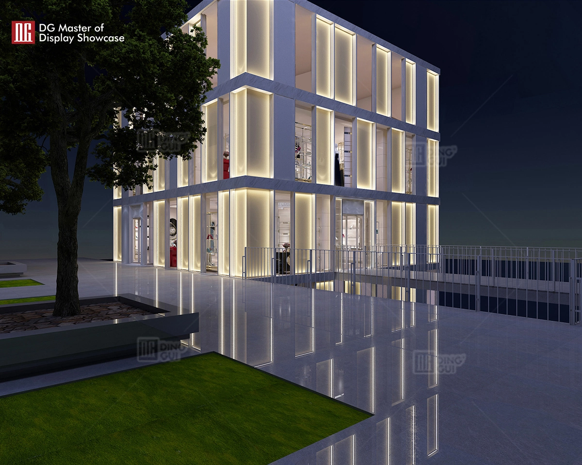 DG showcase luxury display cabinet Showcase Manufacturer Mula sa China 1