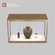 Gold Brushed Stainless Steel Jewelry & Watch Display Cabinet 4