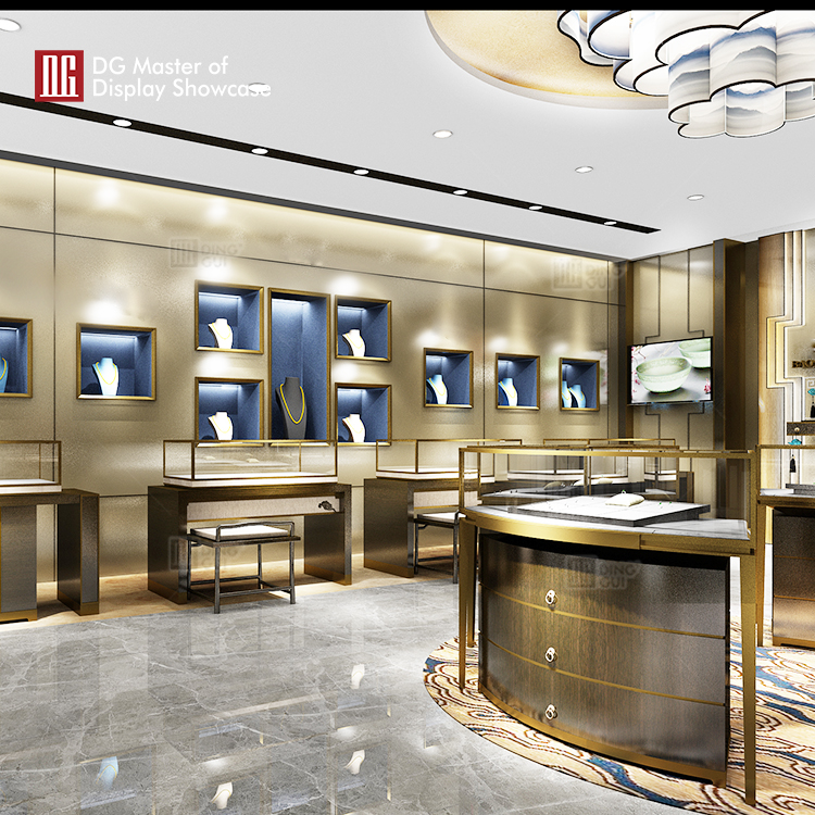 custom Luxury Showcase suppliers wholesale | DG Display Showcase 8