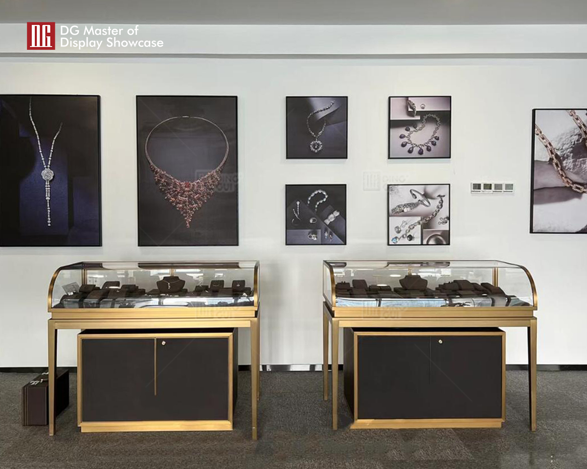 DG Showcase luksus smykkeskrin til urbutik med smykkedisplay 10
