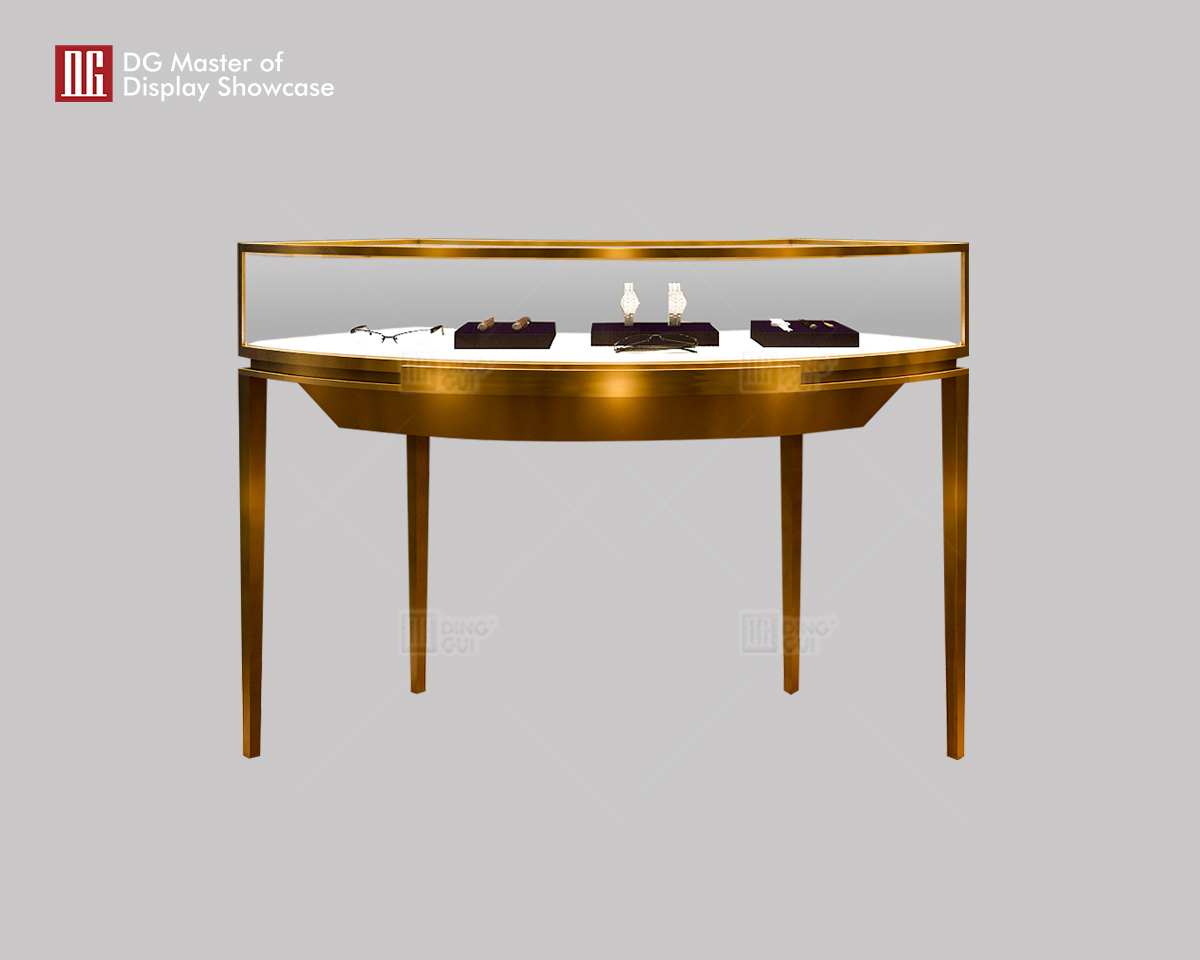 DG Showcase klasikong marangyang alahas relo display showcase custom cabinet tagagawa 6