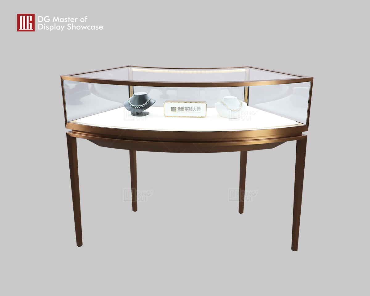 DG Showcase klasikong marangyang alahas relo display showcase custom cabinet tagagawa 8