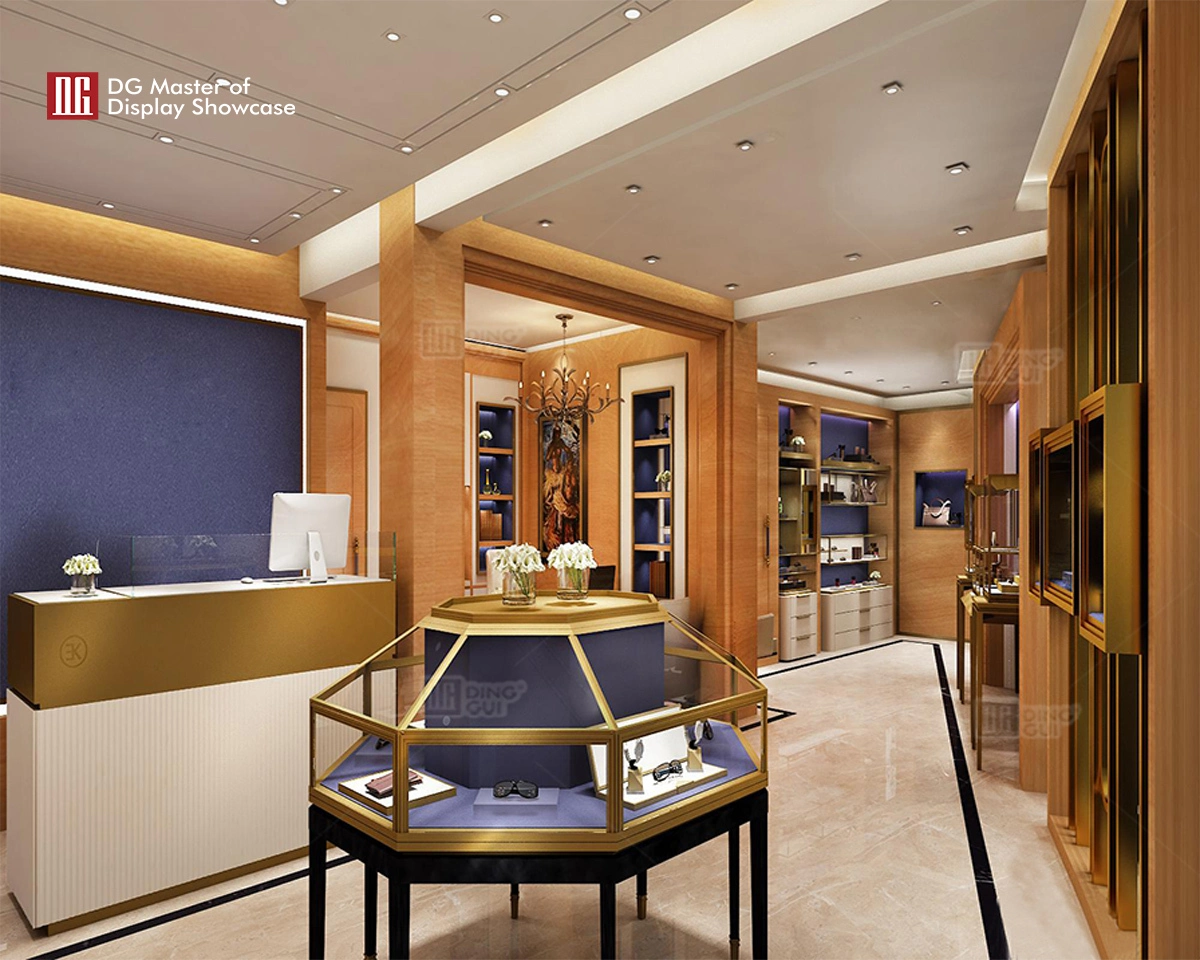 DG ostentatio armarii luxuriosi summae qualitatis, designatio totius tabernae, intus ornata. 1