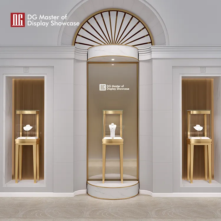 oem & odm jewellery shop interior decoration supplier | DG Display Showcase 5