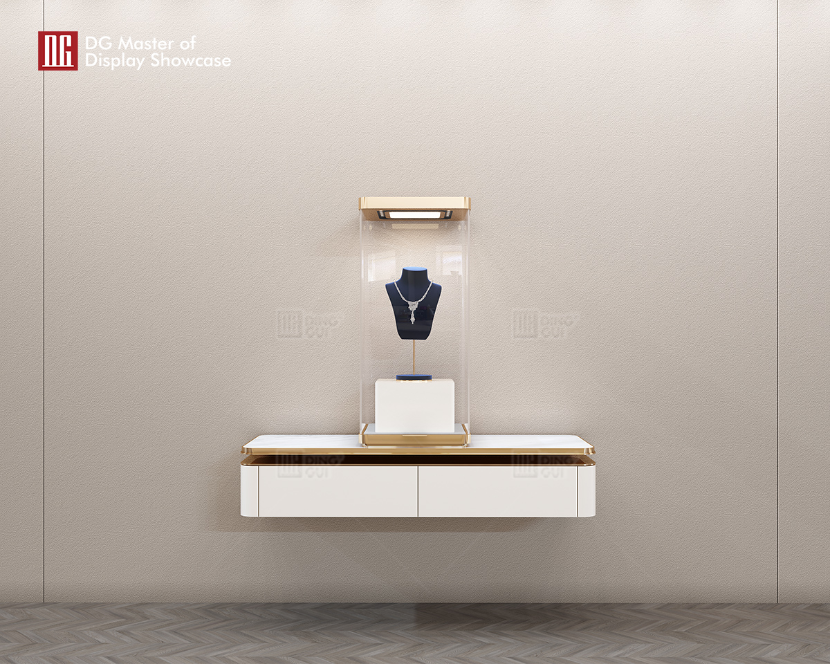 DG Showcase Luxury Jewelry Watch Negotiation Table Fancy Shop Interior Design 10