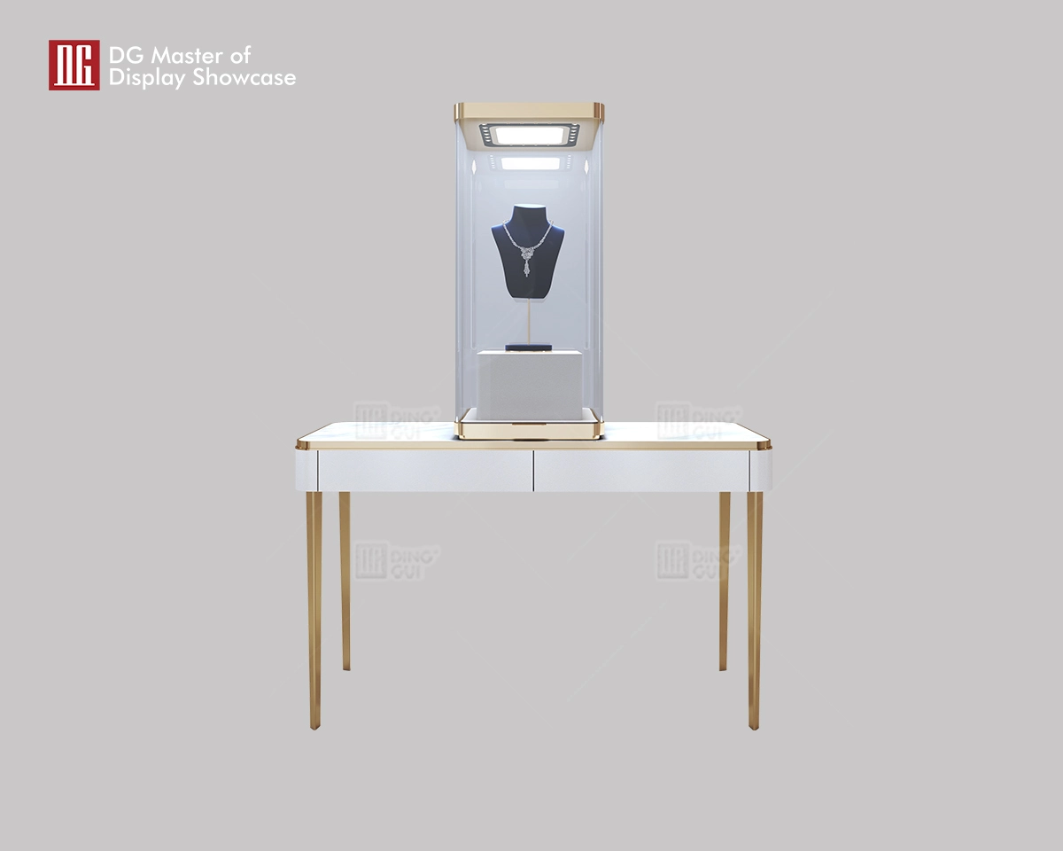 DG Showcase Luxury Jewelry Watch Negotiation Table Fancy Shop Interior Design 1