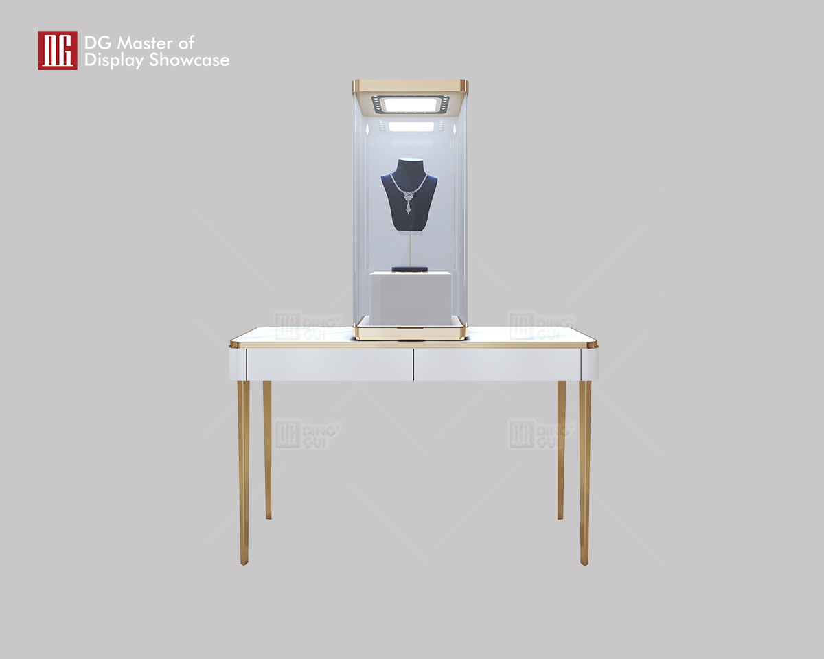DG Showcase Luxury Jewelry Watch Negotiation Table Fancy Shop Interior Design 6