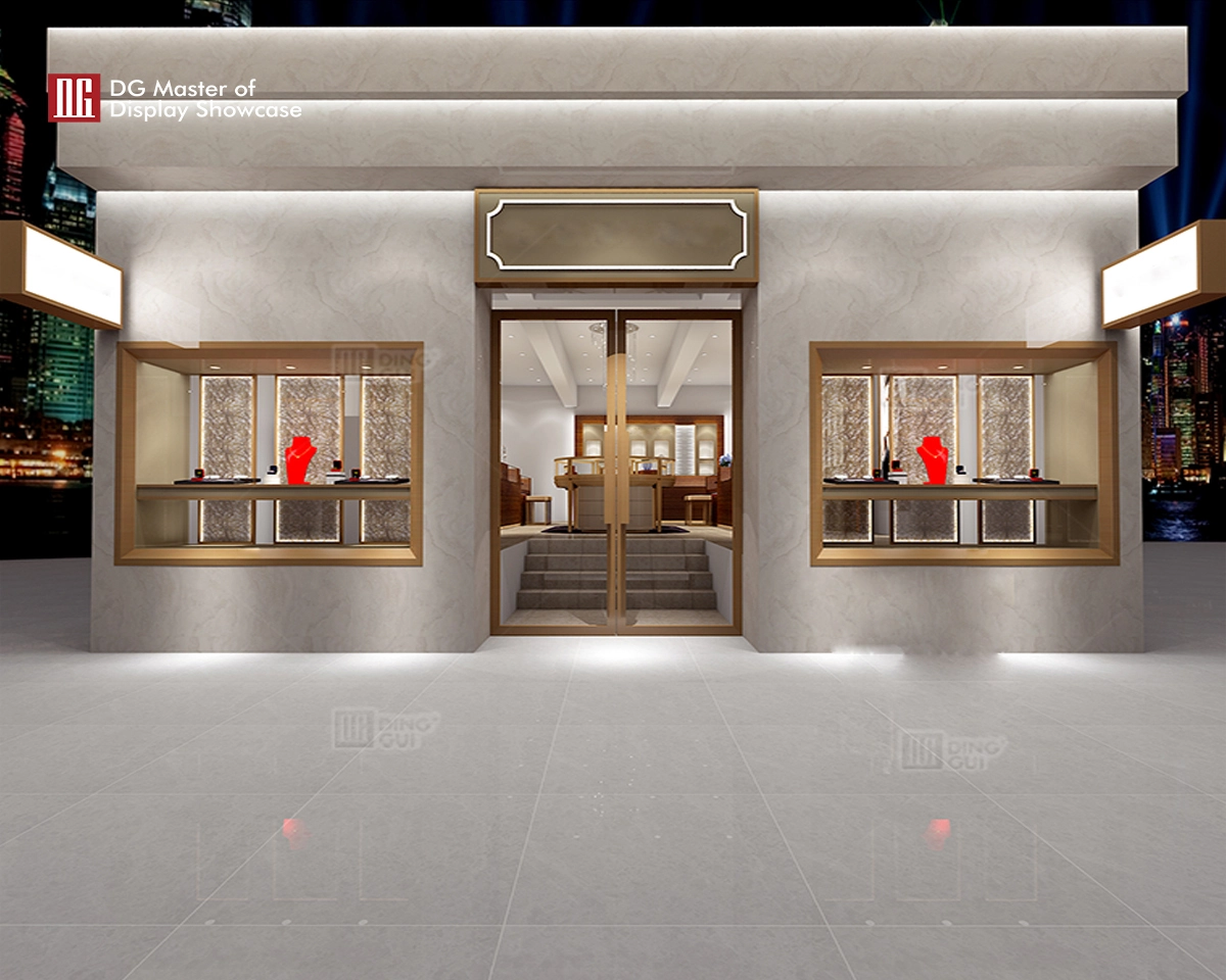 DG Showcase ζεστό πώλησης πολυτελές ξύλινο ντουλάπι ρολογιών κατασκευαστής μοντέρνου στυλ 1