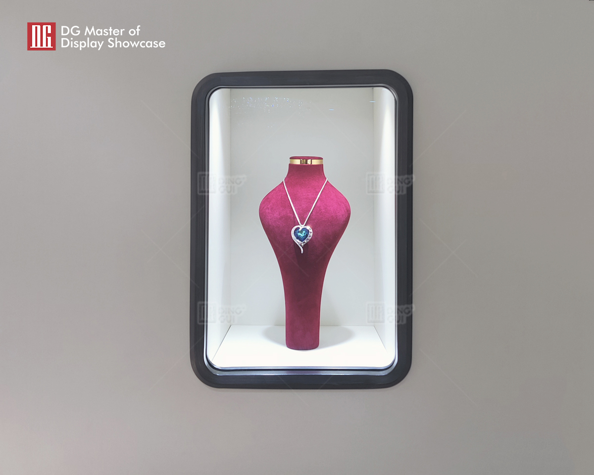 DG Showcase Elegant Jewelry Watch Display Showcase Custom Shop Interior Design 7