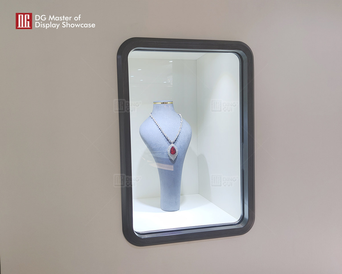 DG Showcase Elegant Jewelry Watch Display Showcase Custom Shop Interior Design 8