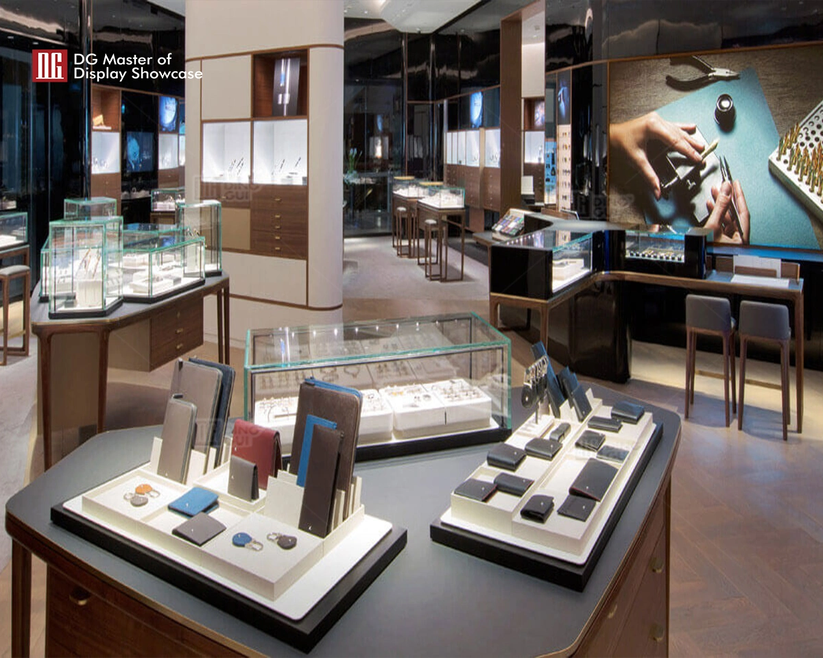 Vitrine de montres haut de gamme DG Showcase, design de magasin personnalisé, en provenance de Chine 1