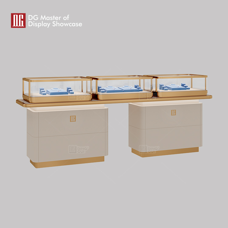 Bepoke front opening glass display case supplier | DG Display Showcase1 6