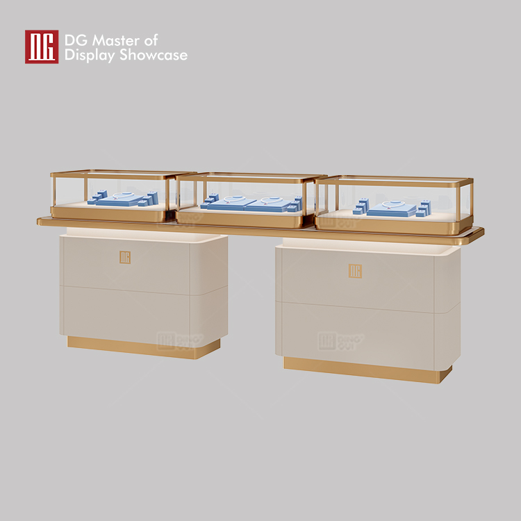 Bepoke front opening glass display case supplier | DG Display Showcase1 7