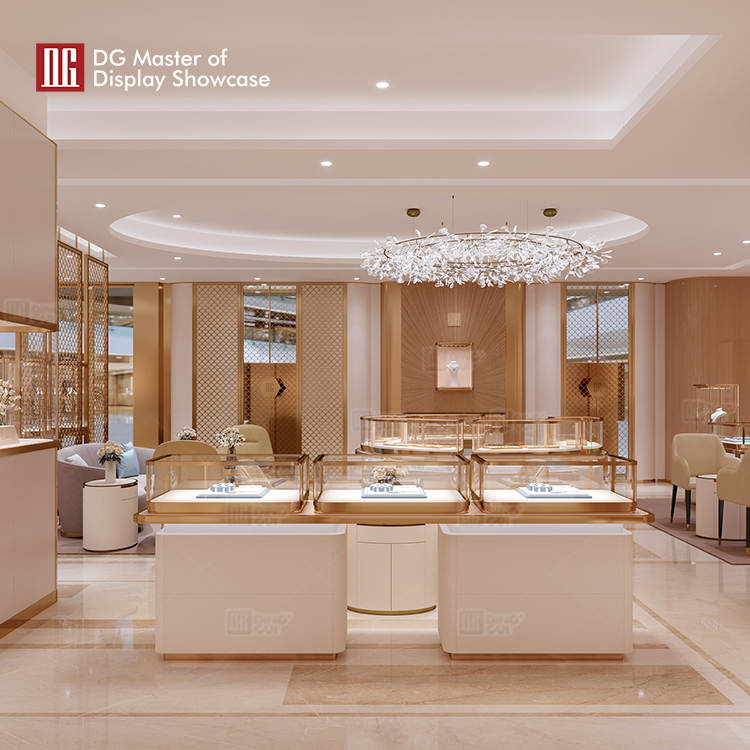 Custom front opening glass showcase factory Manufacturer | DG Display Showcase 6