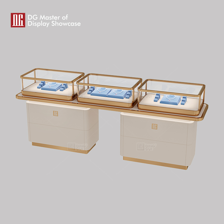 Bepoke front opening glass display case supplier | DG Display Showcase1 8