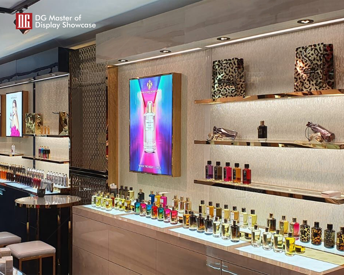 DG Display Showcase | high end Luxury Perfume Display Cabinet factory 10