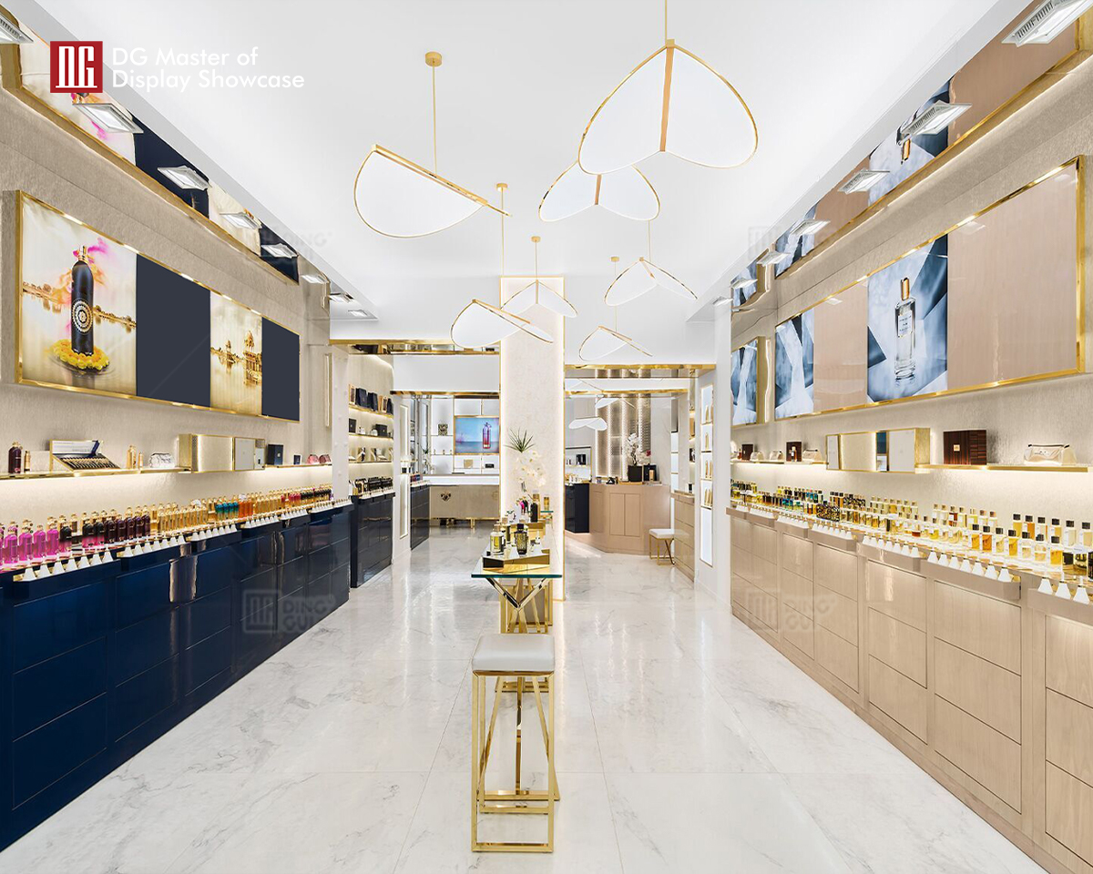 DG Display Showcase | high end Luxury Perfume Display Cabinet factory 6