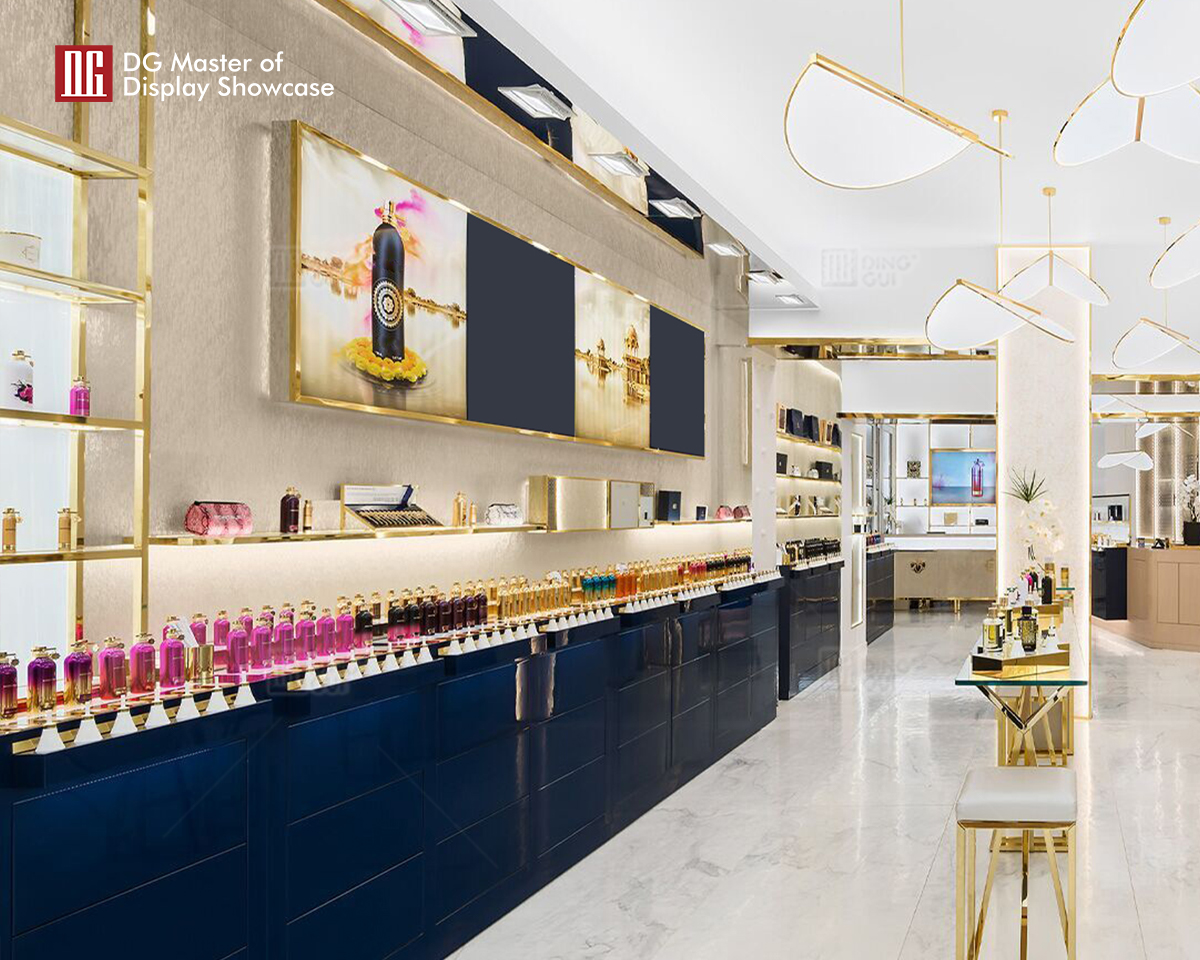 DG Display Showcase | high end Luxury Perfume Display Cabinet factory 8
