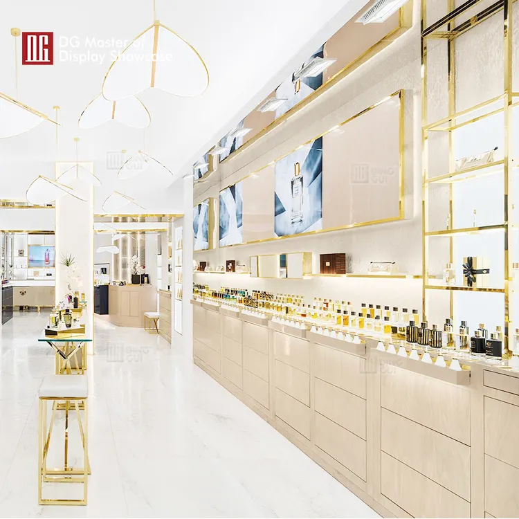 DG Display Showcase | high end Luxury Perfume Display Cabinet factory 4