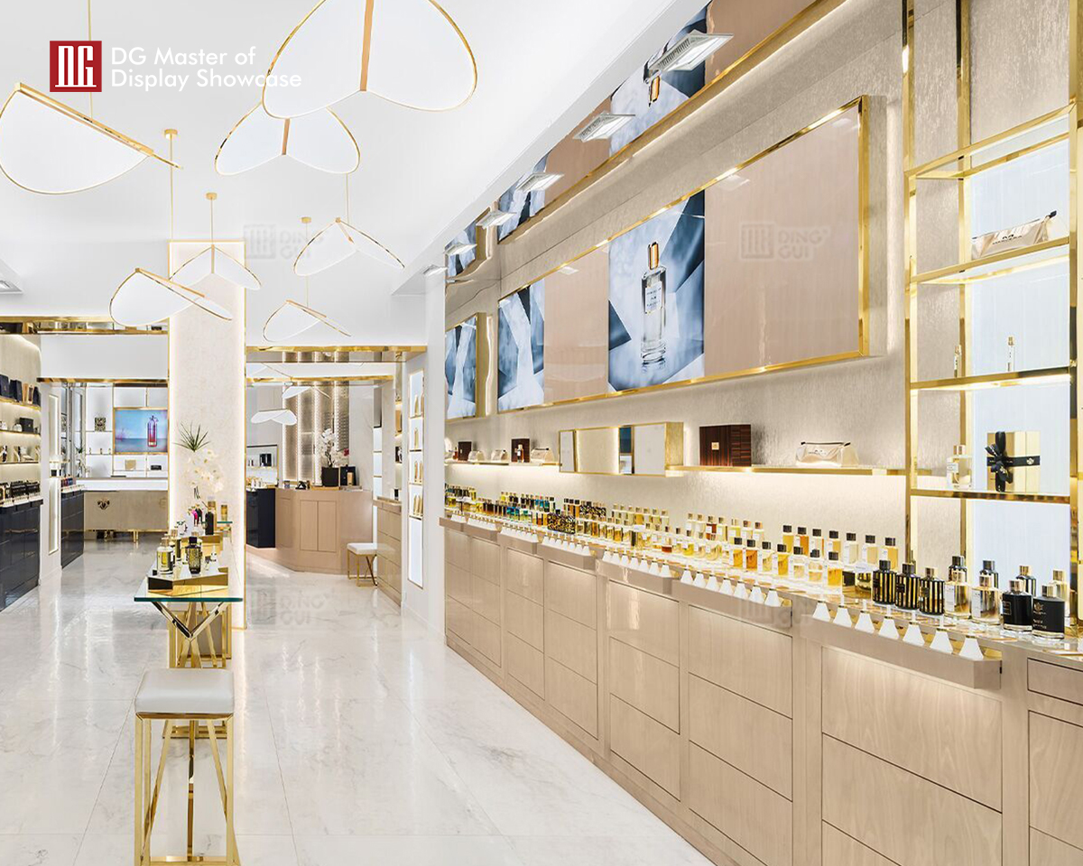 DG Display Showcase | high end Luxury Perfume Display Cabinet factory 9