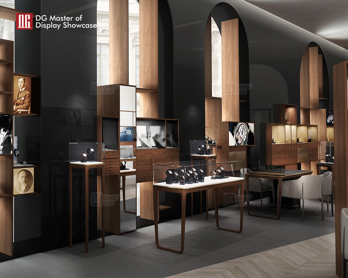 DG Showcase customized high end jewelry and watch shop showcase display cabinet luxury display showcase 10