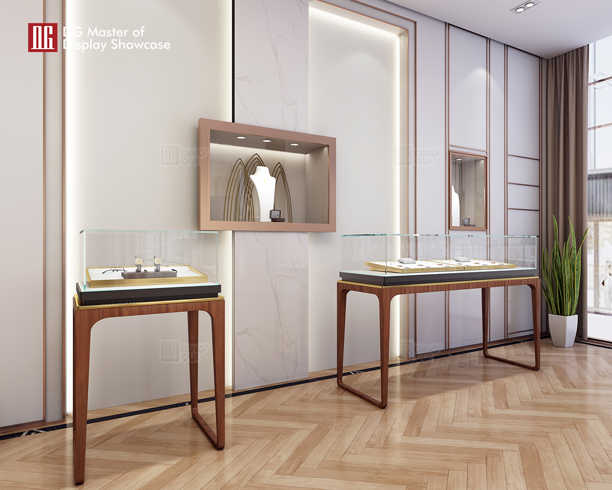DG Showcase customized high end jewelry and watch shop showcase display cabinet luxury display showcase 8