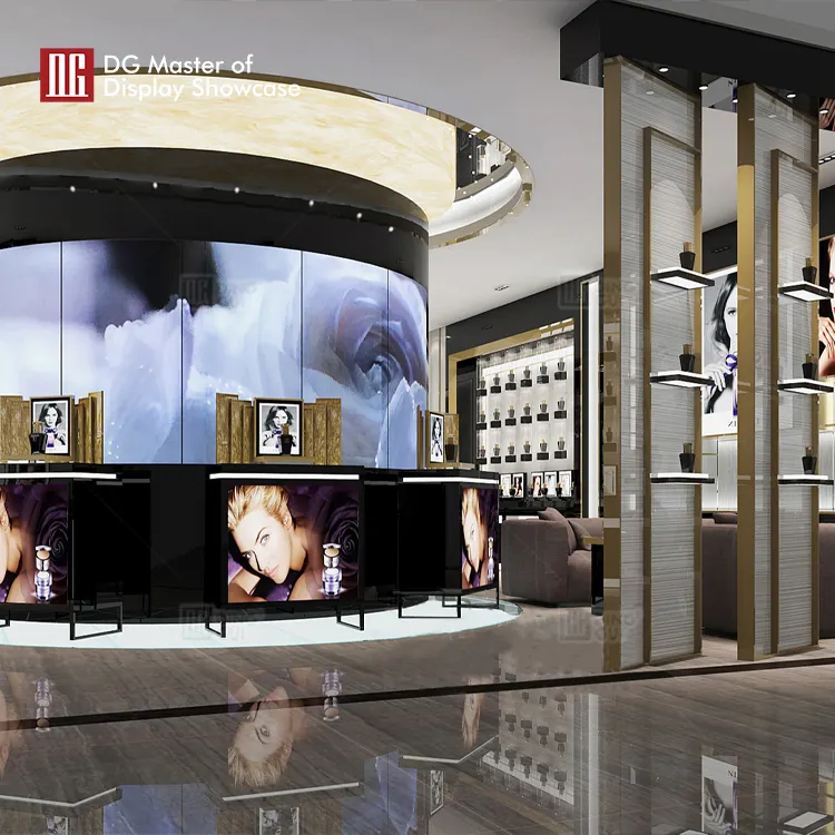 Luxury Perfumes Kiosk at Wholesale Prices | DG Display Showcase 3