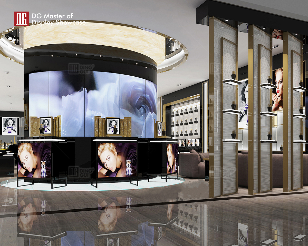 DG Showcase High End Custom Perfume Shop Display Showcases Design 8
