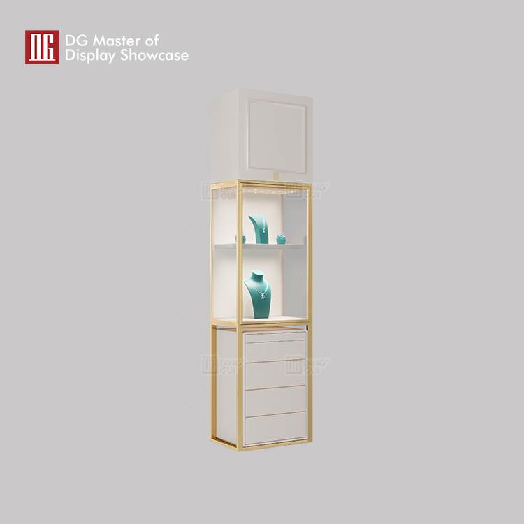 DG Display Showcase | Top black wall display case supplier 7