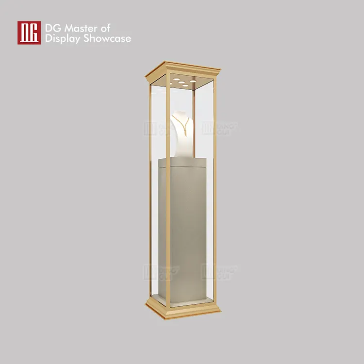Luxurious Glass Jewelry Showcase【Free Standing】 2